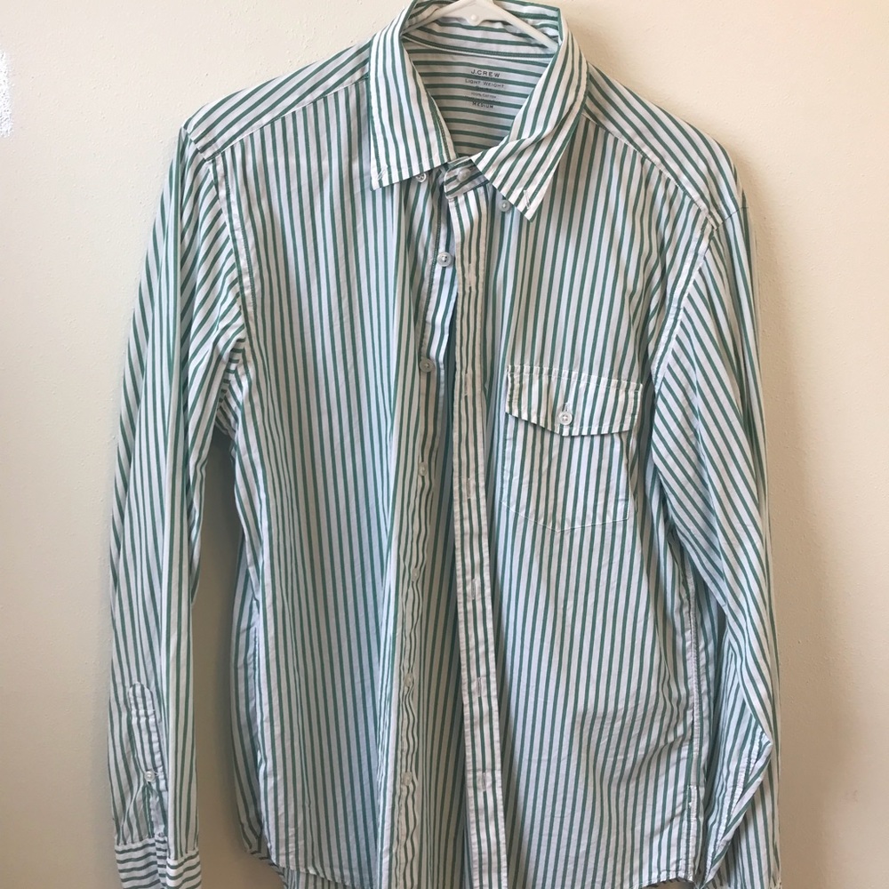 j. Crew summer weight long sleeve shirt. Jcrew